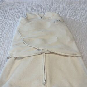 Halo Newborn Wearable Swaddle  Blanket in Cream